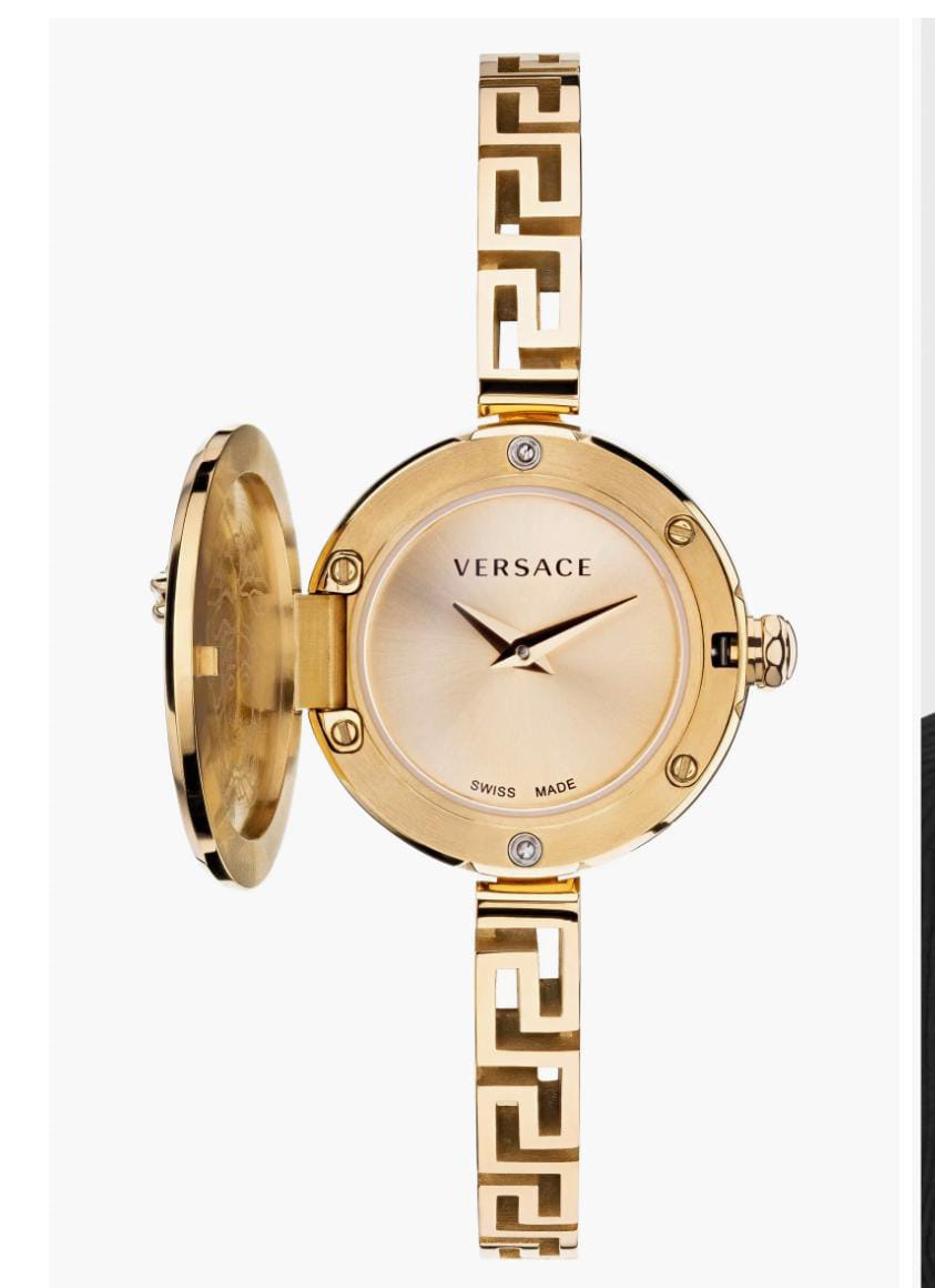 Color gold Medusa Secret Bracelet Watch, 25mm Versace