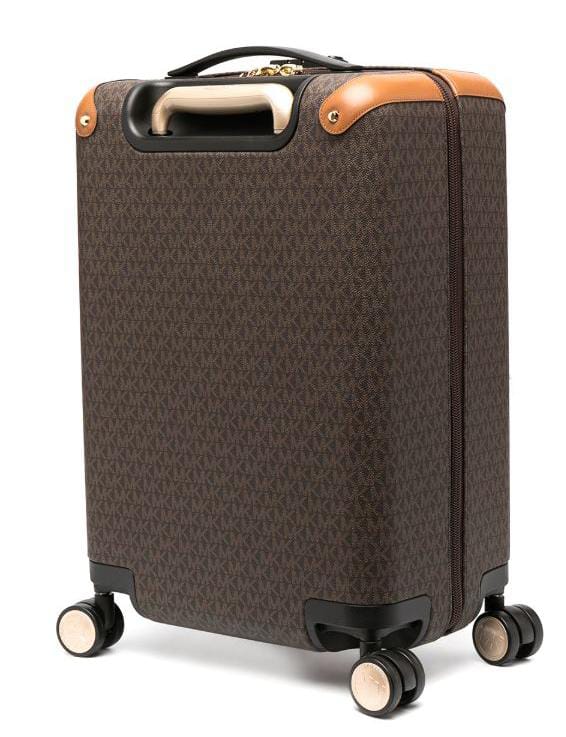 Michael Kors monogram logo print suitcase