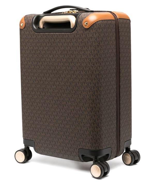 Michael Kors monogram logo print suitcase