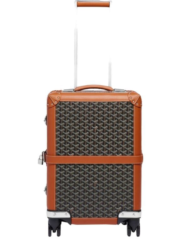 Goyard Pre-Owned Goyardine canvas trolley suitcase