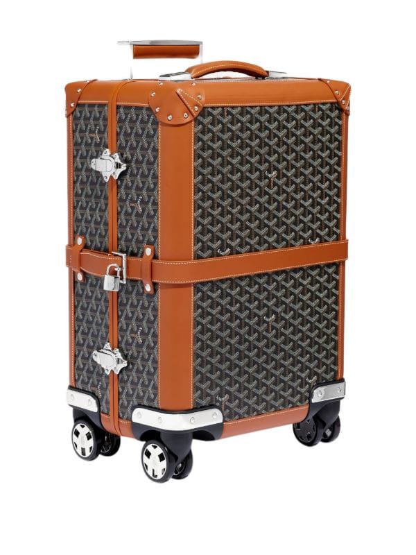 Goyard Pre-Owned Goyardine canvas trolley suitcase