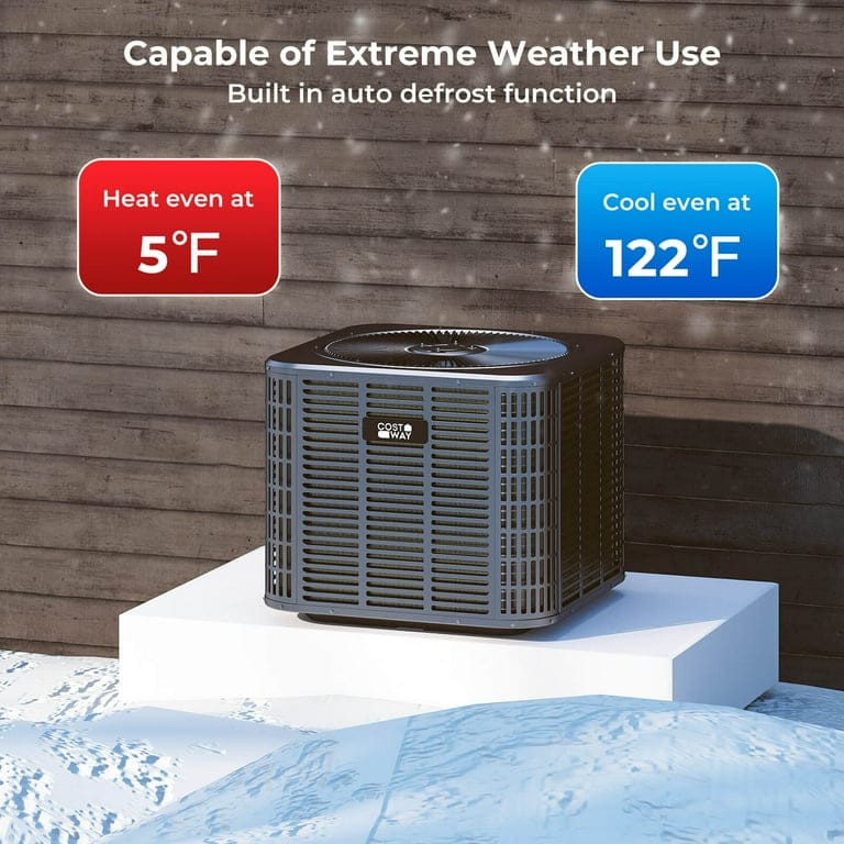Costway 3 Ton 19 SEER2 Central Air Conditioner Heat Pump System with Air Handler Unit BTU:36000-Out of stock
