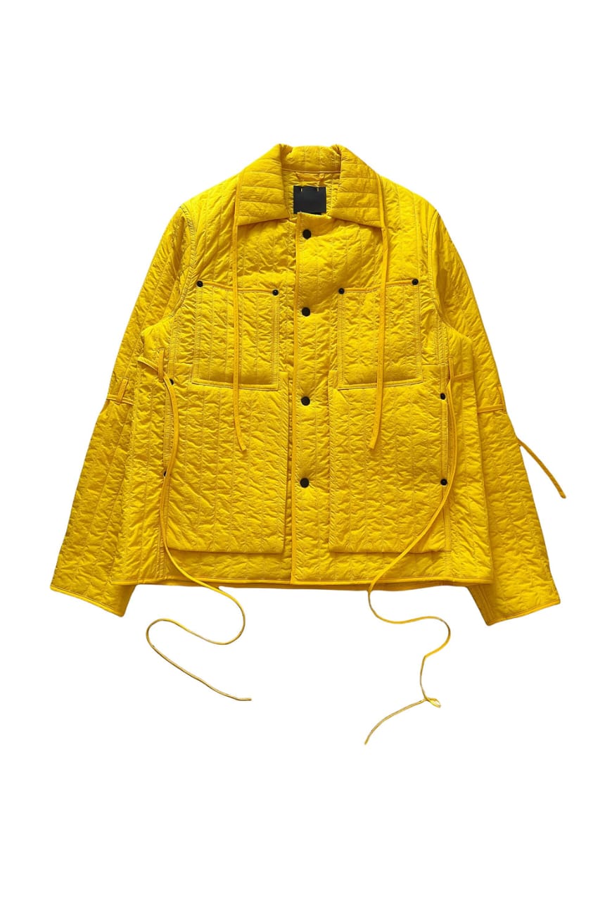 SS16 Yellow Quilted Work Jacket Regular