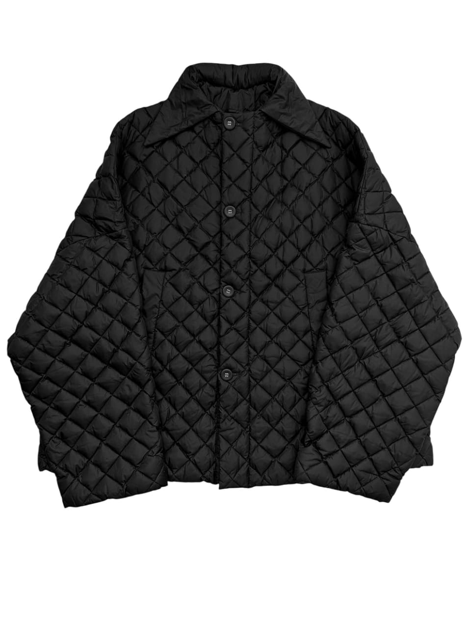 Massive Cropped Oversized Quilted Jacket Regular