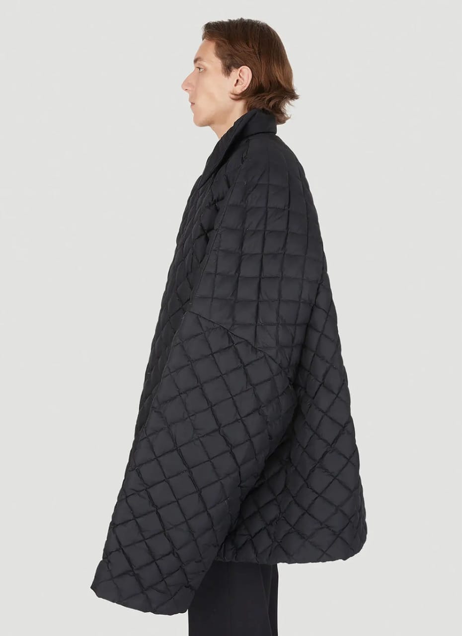 Massive Cropped Oversized Quilted Jacket Regular