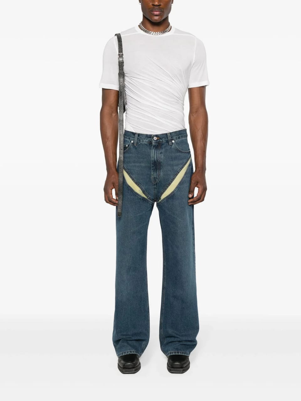 Cut Out Baggy Denim Regular
