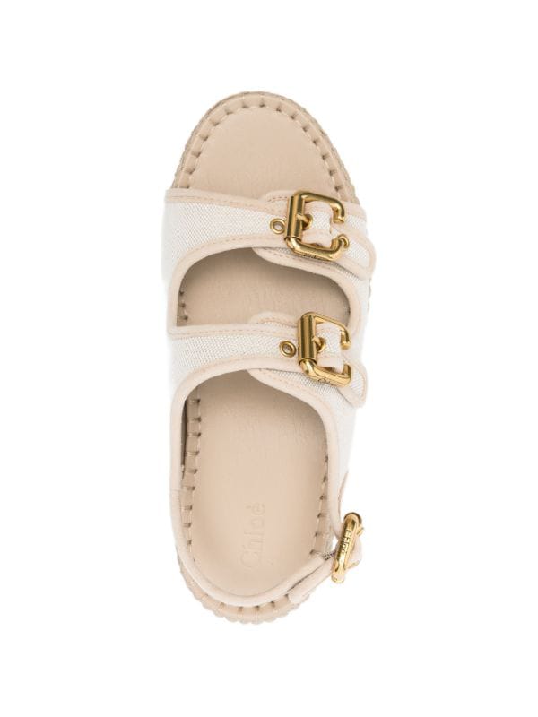 Chloé Nama buckle flatform sandals