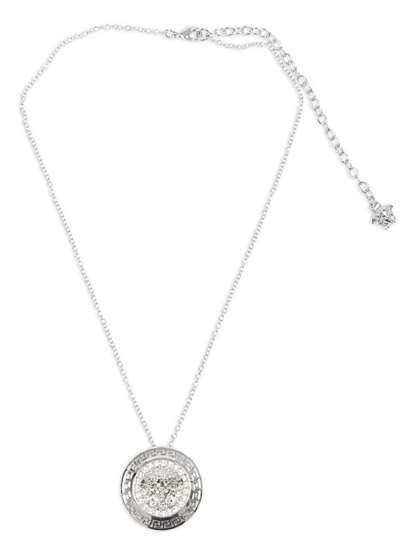 Versace La Medusa crystal necklace