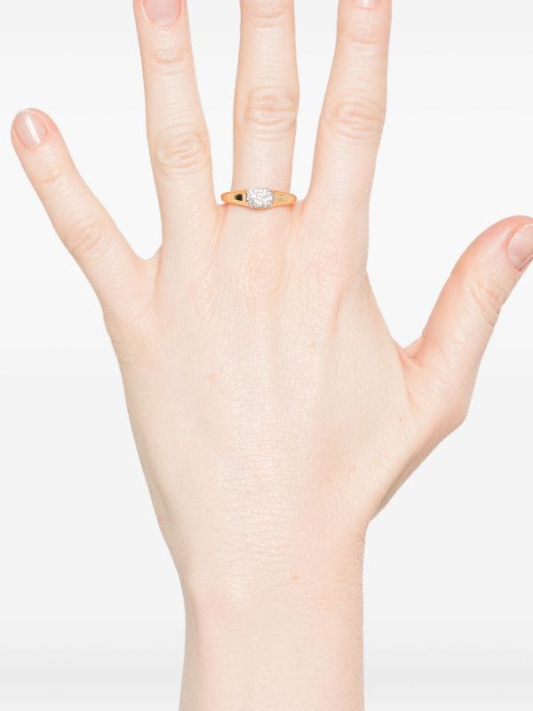 Swarovski Dextera pave-setting ring