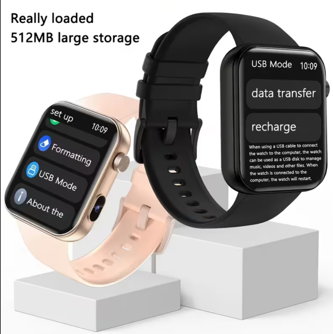 SENBONO New Smart Watch Capable Of Shooting Videos, with A 300K Pixel Camera, 512MB Memory for Storing Video And Photo, Dynamic Video Background, Download And Play Music, Wireless Call Smartwatch, Multiple Functions, Ideal Gift for Men Women Brand Official