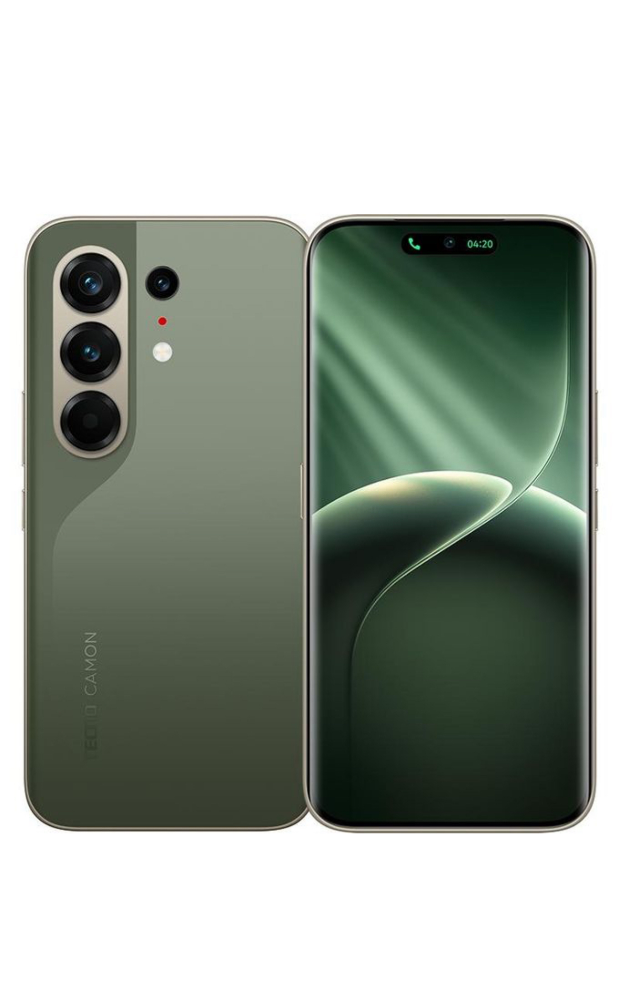 Tecno Camon 50 Pro - 6.78" (8+8GB RAM, 256GB ROM) Android 16 (50/50/8)MP + 32MP Selfie - 4G LTE - 6150mAh - Dual Sim - Fir Green