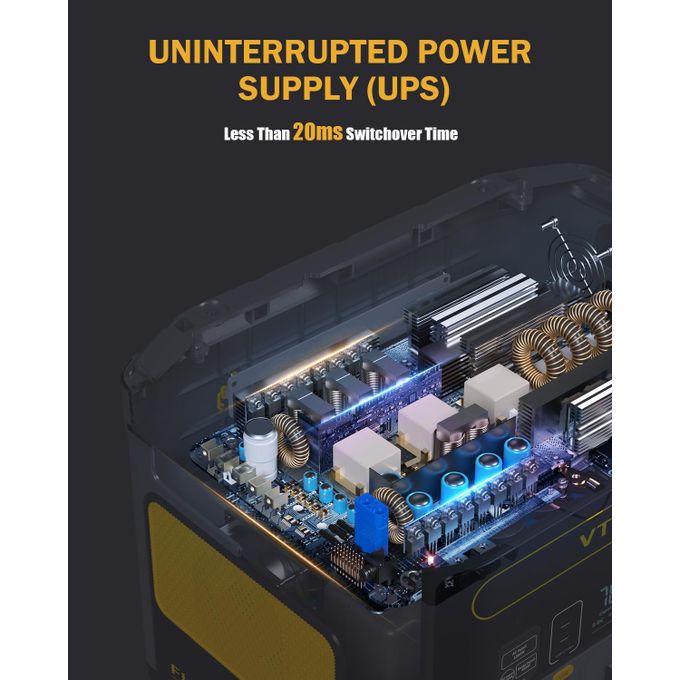 VTOMAN FlashSpeed 1500 Power Station and Solar Generator 1548Wh/1500W