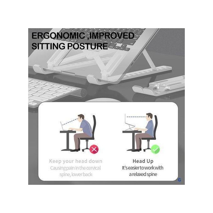 LZDUATAN 10 Steps Laptop Stand