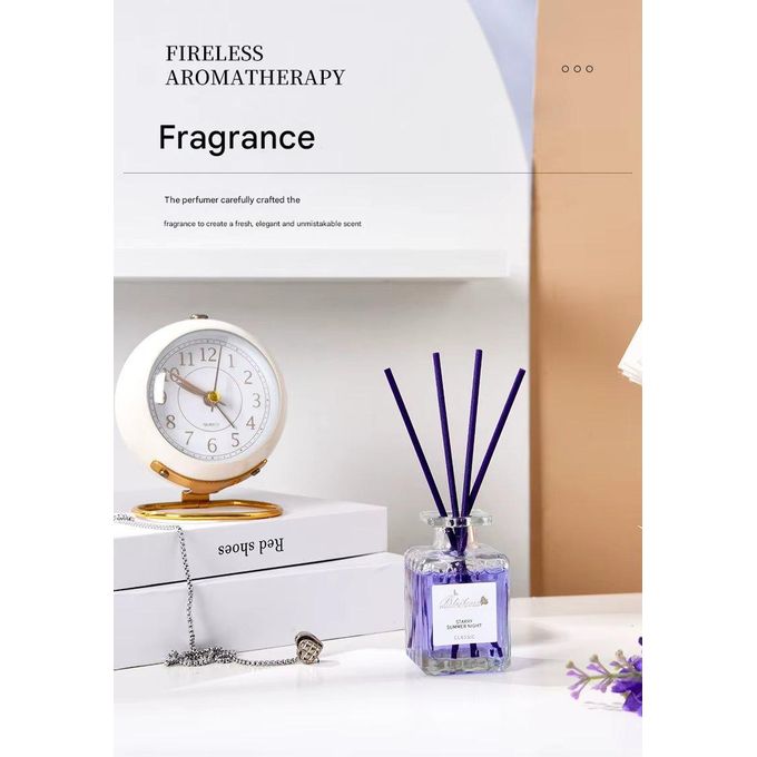 Romantic Reed Diffuser Scented Oil Cane Rattan Replaceable Oil Air Fragrance Collection Mood Diffuser Home Reed Diffuser Aromatherapy Fragrance Diffuser With Dried Scented Leaf Non Flammable Scented Stone Reed Diffuser With Scented Stone Incense Perfume
