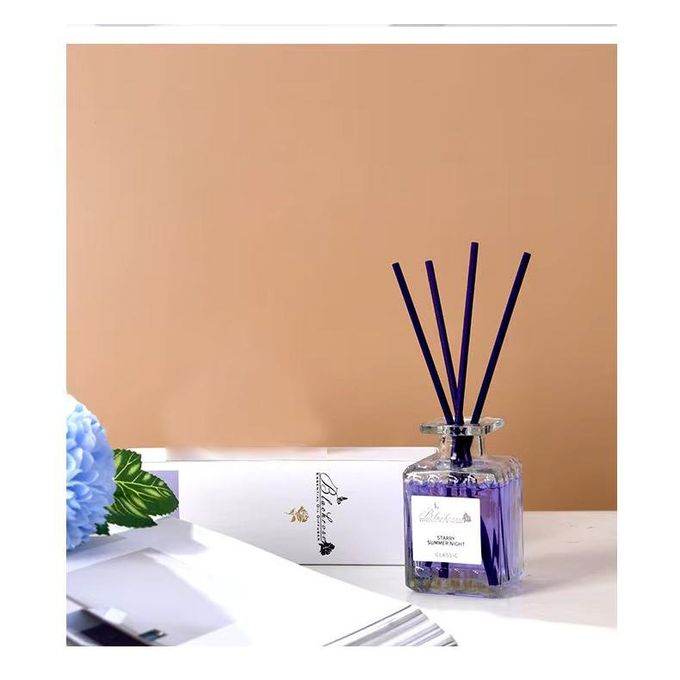 Romantic Reed Diffuser Scented Oil Cane Rattan Replaceable Oil Air Fragrance Collection Mood Diffuser Home Reed Diffuser Aromatherapy Fragrance Diffuser With Dried Scented Leaf Non Flammable Scented Stone Reed Diffuser With Scented Stone Incense Perfume