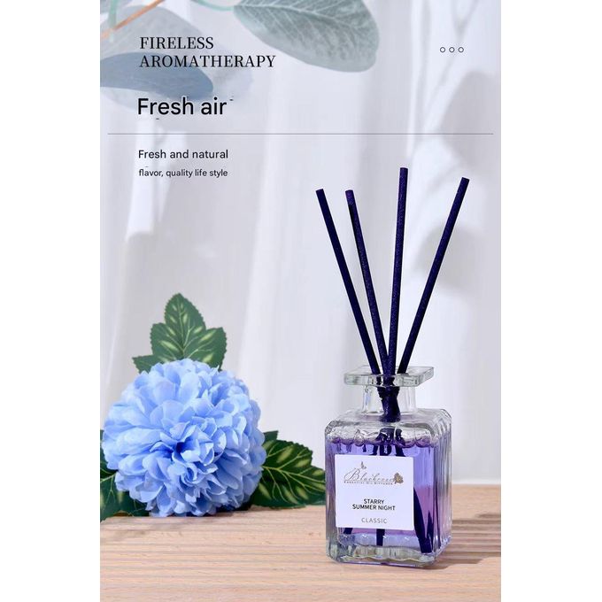 Romantic Reed Diffuser Scented Oil Cane Rattan Replaceable Oil Air Fragrance Collection Mood Diffuser Home Reed Diffuser Aromatherapy Fragrance Diffuser With Dried Scented Leaf Non Flammable Scented Stone Reed Diffuser With Scented Stone Incense Perfume
