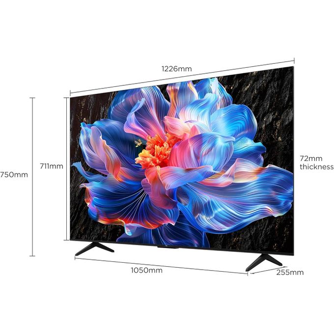 TCL 65-Inch LED 4K UHD Smart TV (65P6K, 2025 Model) | Google TV, 60Hz Refresh Rate, HDR10, AiPQ Processor, Dolby Audio, MEMC, HDMI 2.1, Bluetooth 5.2, WiFi 5, Bezel-less Design 65P6K