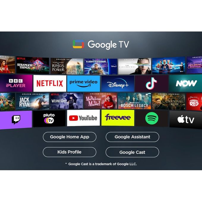 TCL 65-Inch LED 4K UHD Smart TV (65P6K, 2025 Model) | Google TV, 60Hz Refresh Rate, HDR10, AiPQ Processor, Dolby Audio, MEMC, HDMI 2.1, Bluetooth 5.2, WiFi 5, Bezel-less Design 65P6K