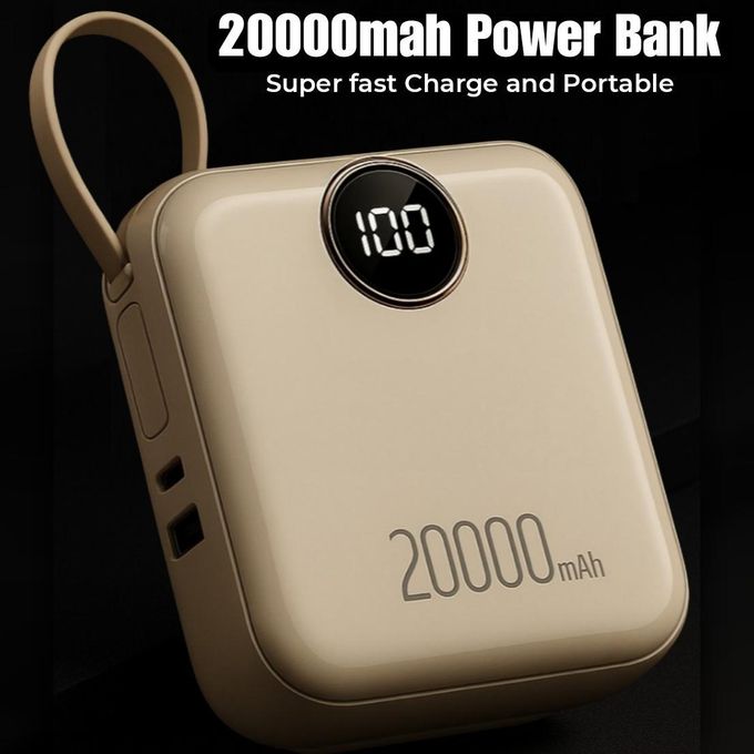 Pining Power Bank 20000Mah 20000MAh Intelligent Original TYPE C Fast Charge Power Bank With Powerbank Display For Cheap (DX)