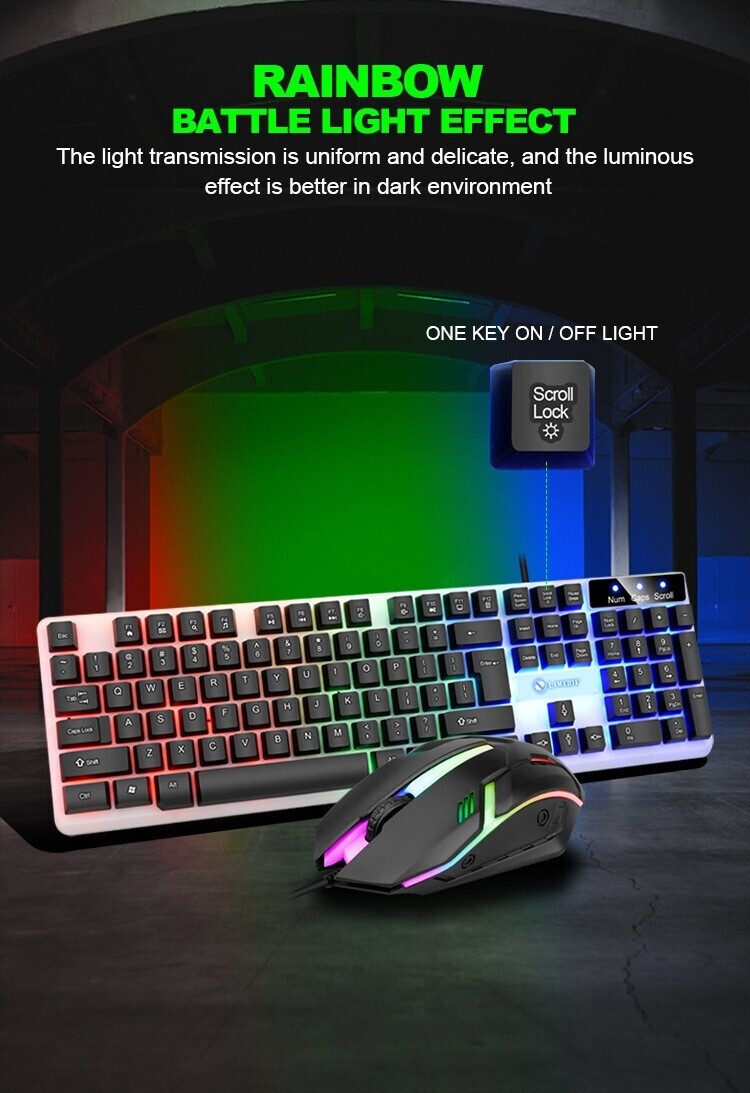 EAGEAT Luminous Keyboard And Mouse Set E-sports Game