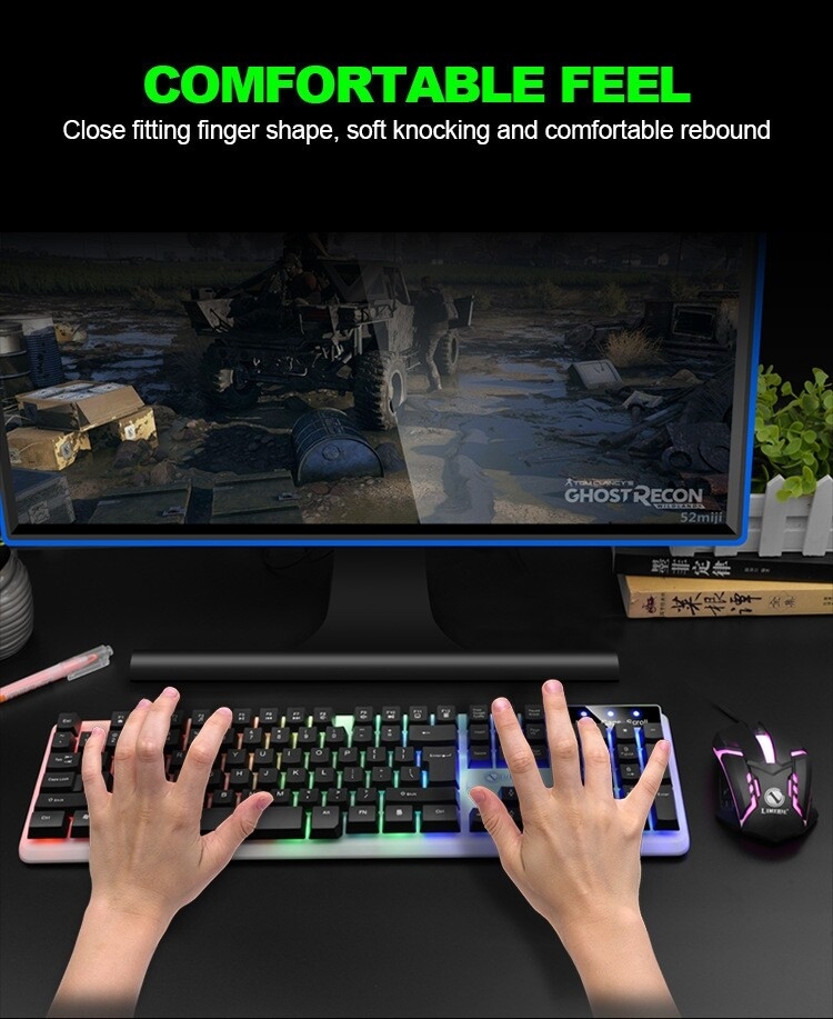 EAGEAT Luminous Keyboard And Mouse Set E-sports Game