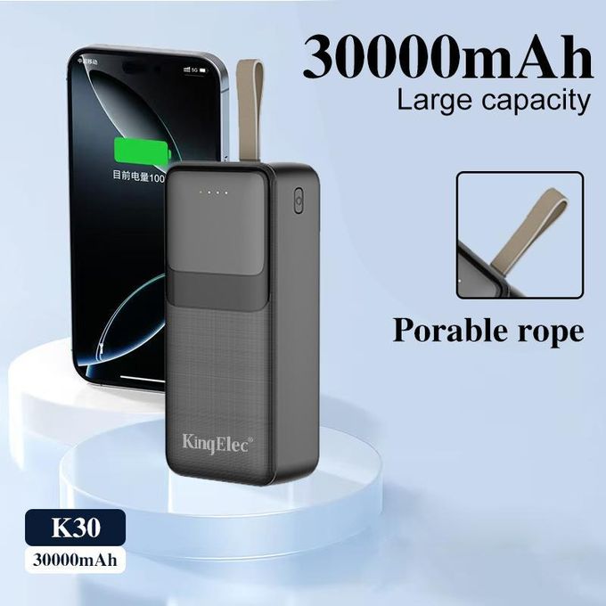 KingElec 30000mAh Power Banks Portable Super Fast Charger