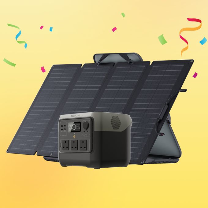 ECOFLOW Solar Generator RIVER 2 Pro With 160W Solar Panel