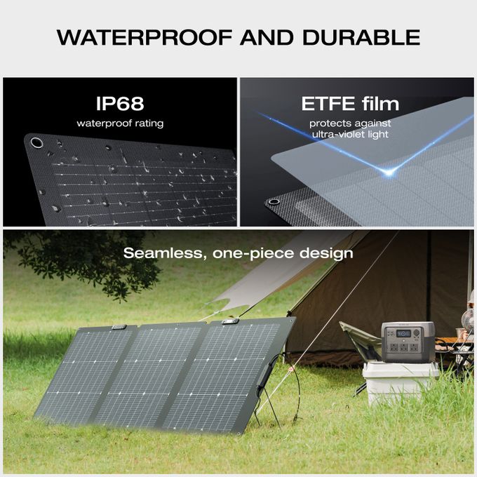 ECOFLOW Solar Generator RIVER 2 Pro With 160W Solar Panel