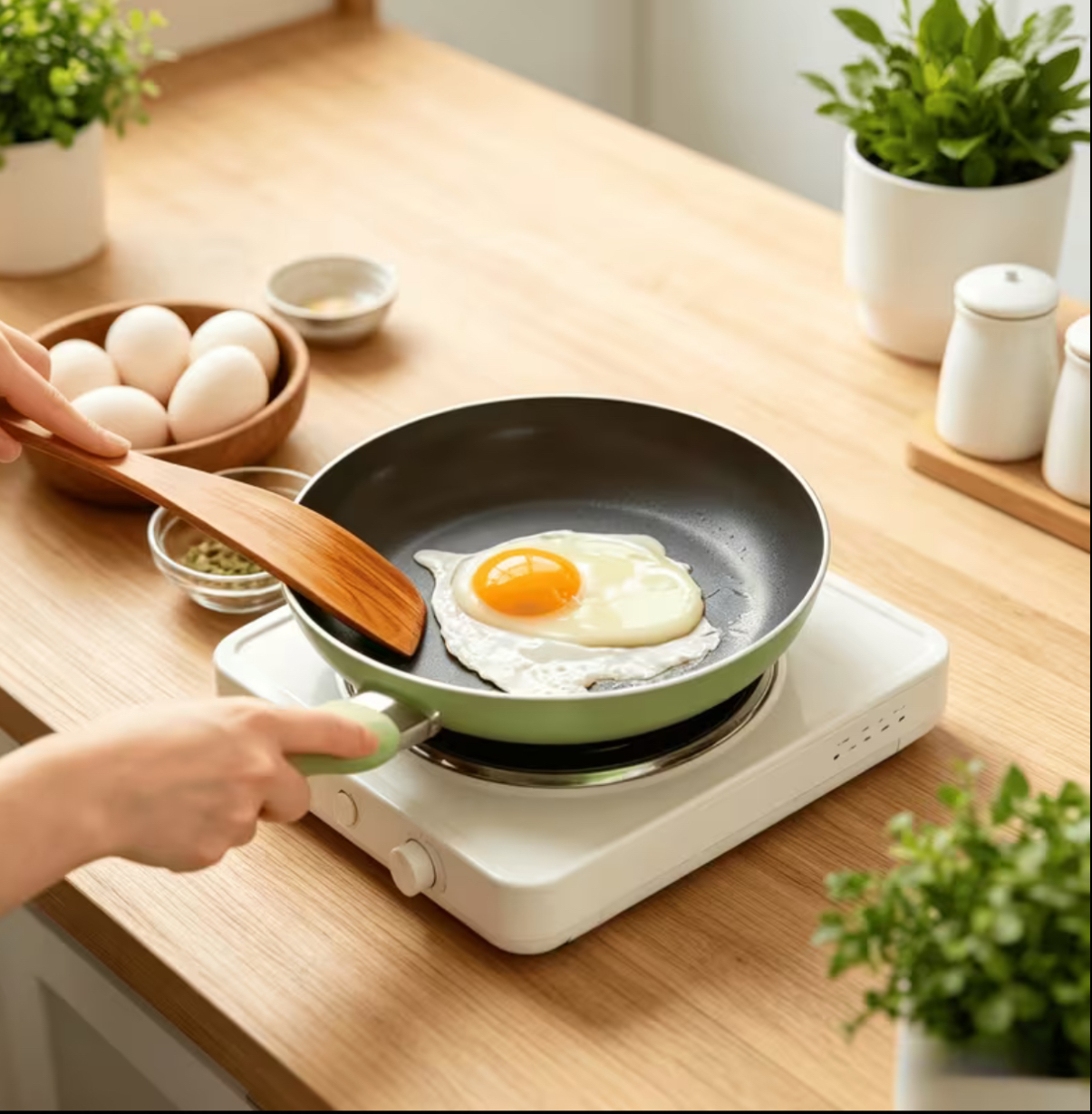 10/4-Piece Wooden Kitchen Utensil Set, Natural Wooden Spoons - Premium Kitchen Tools, Ideal for Stirring, Mixing & Serving - Durable, Perfect for Home Cooks, Great Gift for Mother's Day, Father's Day, Christmas, etc. (Note: The original text