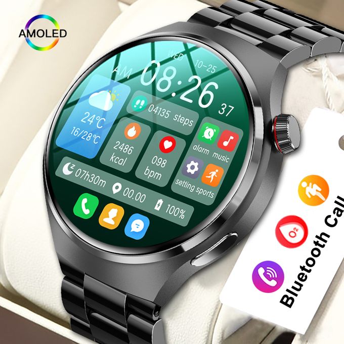 AMOLED Smart Watch Men Custom Dial Answer Call Sport Fitness Tracker Men Waterproof Smartwatch 2026 NEW